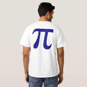 Navy Blue Pi Symbol T-Shirt