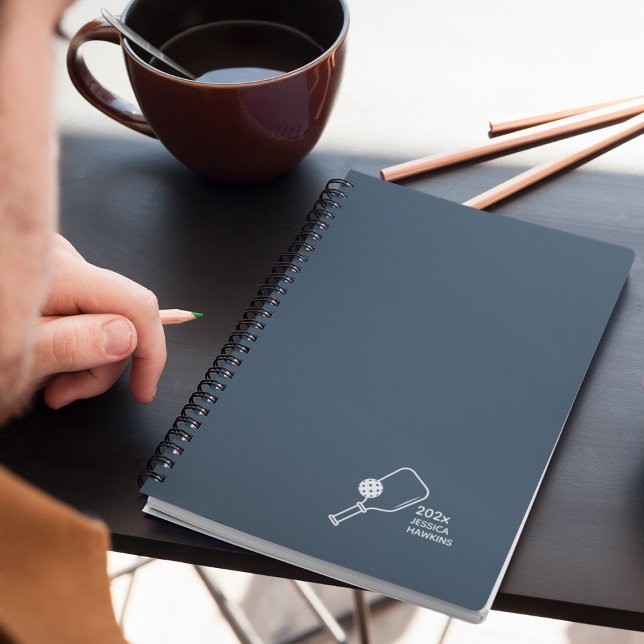 Navy Blue Pickleball Personal Weekly Planner (Creator Uploaded)