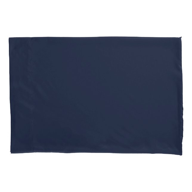 Navy Blue Pillowcase (Front-Left)