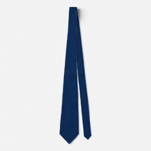 Navy blue pinstripes tie