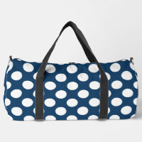Navy Blue Polka Dots, Polka Dot Pattern, Dots