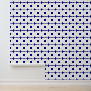 Navy Blue Polka Dots, Polka Dot Pattern, Dots Wallpaper