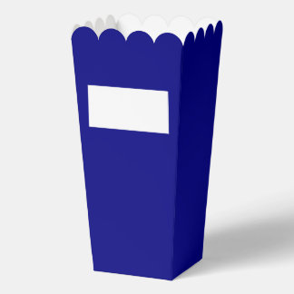 Navy Blue Popcorn Box