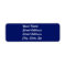 Navy Blue Return Address Sticker