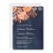 Navy Blue Rustic Earthy Terracotta Floral Wedding