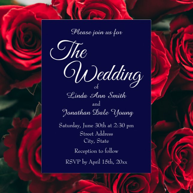 Navy Blue Simple Style Wedding (In Situ Wedding)