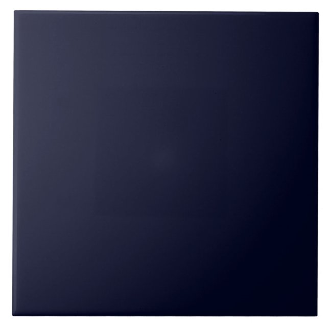 Navy Blue, Simply Navy Blue Colour Tile (Front)