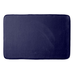 Navy Blue solid colour Bath Mat