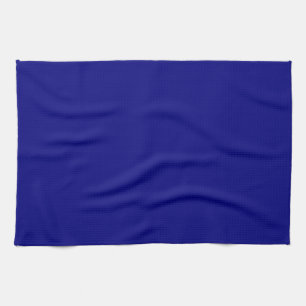 Navy Blue Solid Colour Blank Template Make Your Ow Tea Towel