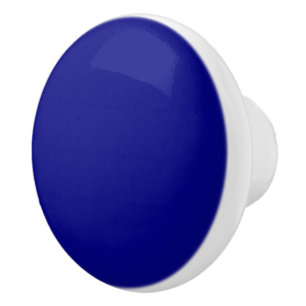 Navy Blue Solid Colour Ceramic Knob