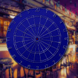 Navy Blue Solid Colour | Classic | Elegant Dartboard<br><div class="desc">Navy Blue Solid Colour | Classic | Elegant | Trendy | Stylish | Gift</div>
