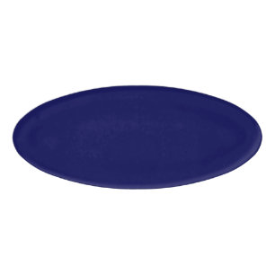 Navy Blue Solid Colour Customise It Name Tag
