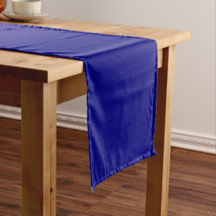 Navy Blue Solid Colour Short Table Runner
