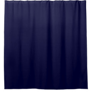 Navy Blue solid colour Shower Curtain