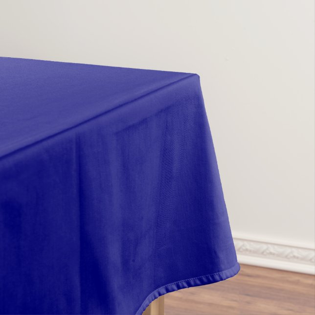 Navy Blue Solid Colour Tablecloth (In Situ)