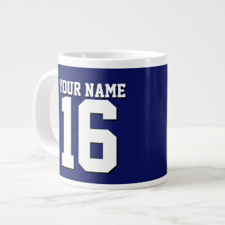 Navy Blue Sports Jersey Team Jersey Large Coffee Mug