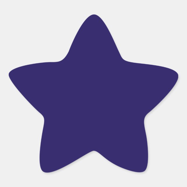 Navy Blue Star Stickers (Front)