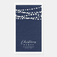 Navy Blue String Lights Elegant Cheers Event