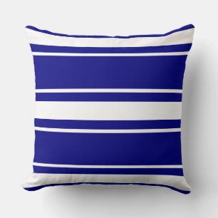 Navy Blue Stripes Cushion