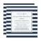 Navy Blue Stripes It's a Boy Baby Shower Brunch