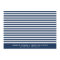 Navy Blue Stripes Save the Date Photo Announcement