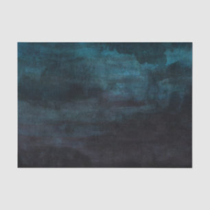 Navy Blue & Teal Modern Watercolor Wedding Tissue Paper