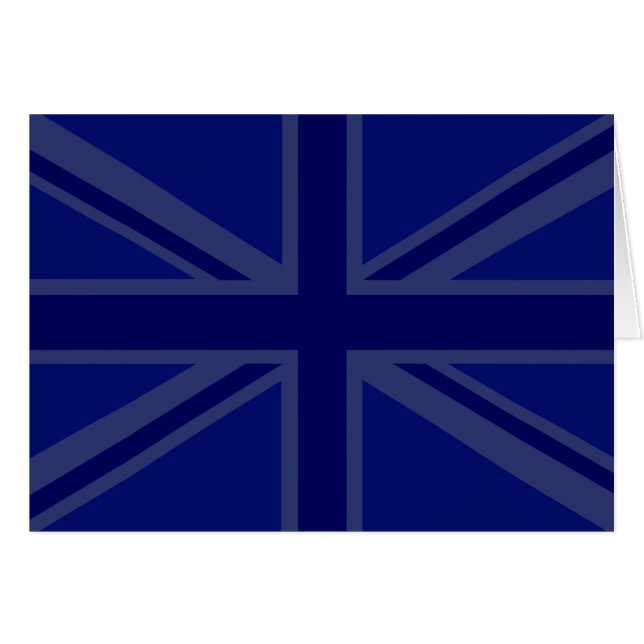 NAvy Blue Union Jack Decor (Front Horizontal)