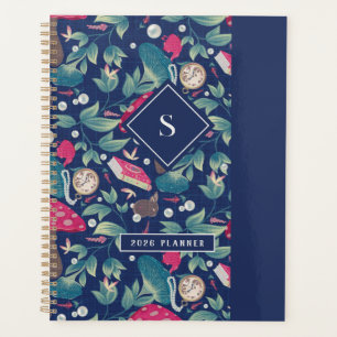 Navy Blue Vintage Cottagecore Planner