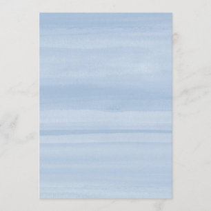 Navy Blue Watercolor Ombre Invitation