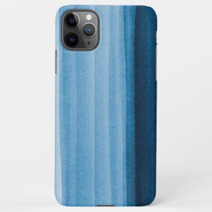 Navy Blue Watercolor Ombre iPhone Case iPhone 11Pr