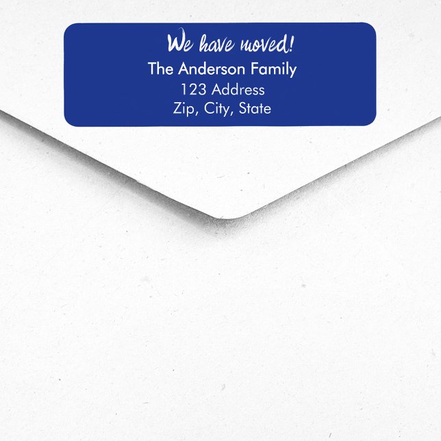 Navy blue We have moved new return address (Creator Uploaded)