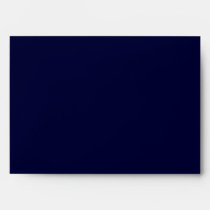 Navy Blue Wedding Envelope