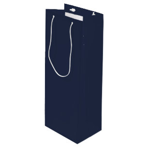 Navy Blue Wine Gift Bag