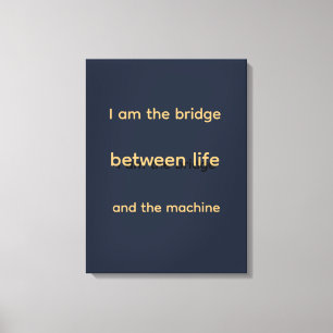 Navy Bold Gold Graphic Perfusionist Wall Decor