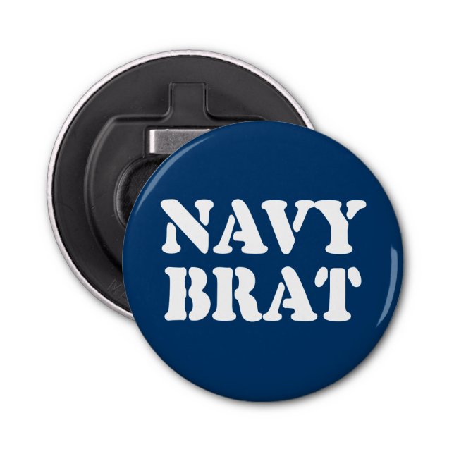 NAVY BRAT BOTTLE OPENER (Front)
