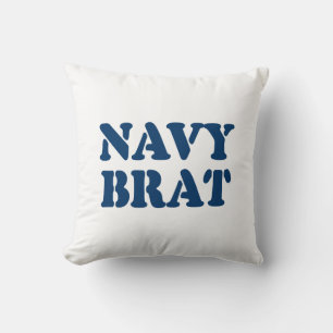 NAVY BRAT CUSHION