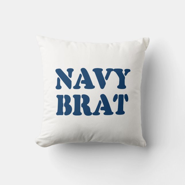 NAVY BRAT CUSHION (Front)
