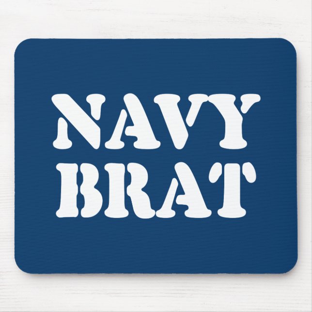 NAVY BRAT MOUSE MAT (Front)