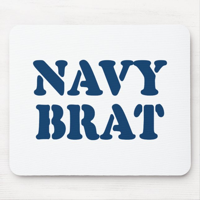 NAVY BRAT MOUSE MAT (Front)