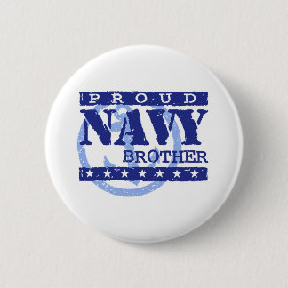 Navy Brother 6 Cm Round Badge