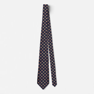 Navy Butterfly Elegant Tie