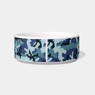 Navy camouflage bowl