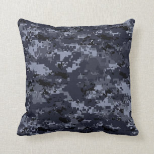 Navy Camouflage Cushion