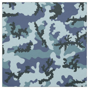 Navy camouflage fabric
