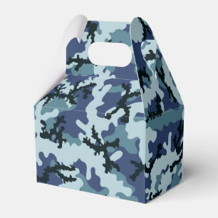 Navy camouflage favour box