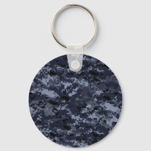 Navy Camouflage Keychain