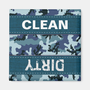 Navy camouflage magnet