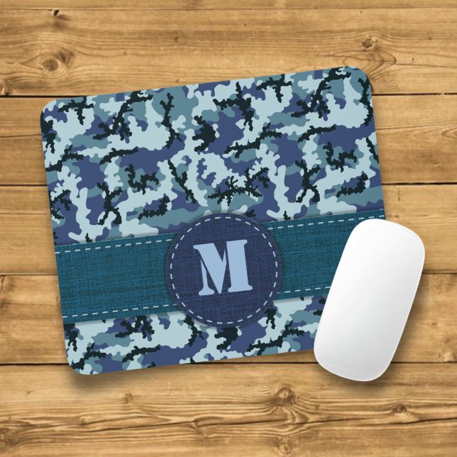 Navy camouflage mouse mat (Creator Uploaded)
