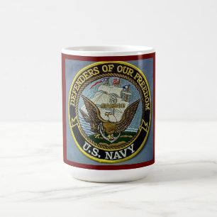 "NAVY COFFEE MUG" COFFEE MUG