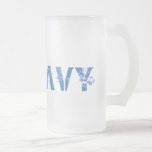 Navy cold mug